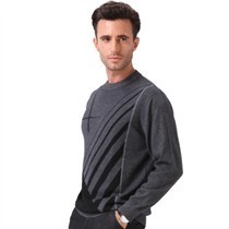 金盾男装2012圣诞冬季新款男士长袖羊毛衫厚9812（中灰色 165/84A）深度评测与行情解析